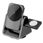 БЗП WIWU Wi-W018 3 in 1 wireless charger Grey БЗП WIWU Wi-W018 3 in 1 wireless charger Grey