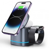 БЗП WIWU Wi-W024 3 in 1 wireless charger Grey БЗП WIWU Wi-W024 3 in 1 wireless charger Grey