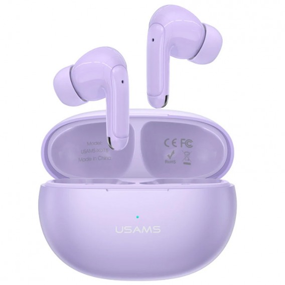 Беспроводные TWS наушники Usams-XD18 X-don Series BT 5.3, Purple