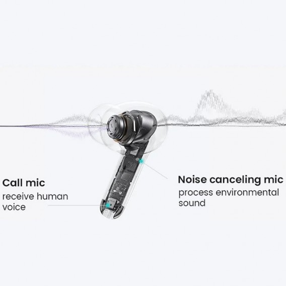Беспроводные TWS наушники Usams-XD19 X-don Series ENC BT 5.3, Gradient Blue