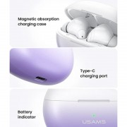 Беспроводные TWS наушники Usams-XD19 X-don Series ENC BT 5.3, Gradient Purple