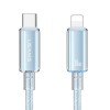 Дата кабель USAMS US-SJ659 Type-C to Lightning PD Cloud Series (1.2m), Синій