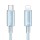 Дата кабель USAMS US-SJ659 Type-C to Lightning PD Cloud Series (1.2m) Blue