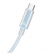 Дата кабель USAMS US-SJ659 Type-C to Lightning PD Cloud Series (1.2m), Blue