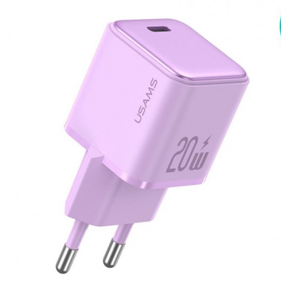 Блок живленя Usams US-CC183 PD20W 1C X-ron Series, Purple