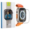 Захисне 2.5D скло Blueo Corning Gorilla Glass для Apple Watch Ultra / Ultra 2 49mm, Чорний