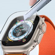 Защитное 2.5D стекло Blueo Corning Gorilla Glass для Apple Watch Ultra / Ultra 2 49mm, Черный