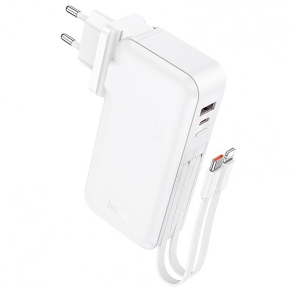 Портативний ЗП Power Bank Hoco J126 Travel 22.5W 10000 mAh, White