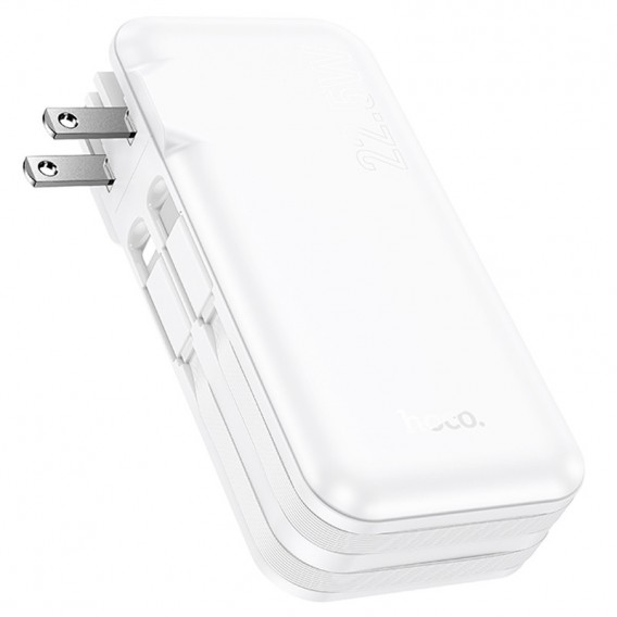 Портативний ЗП Power Bank Hoco J126 Travel 22.5W 10000 mAh, White