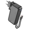 Портативний ЗП Power Bank Hoco J126 Travel 22.5W 10000 mAh, Black
