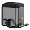 Беспроводная зарядка + HUB WIWU Wi-W025 Cub 9in1 USB-C, Gray