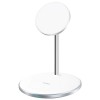 Бездротова зарядка WIWU Wi-W019 2 in 1 15W, White