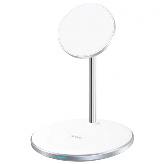 Бездротова зарядка WIWU Wi-W019 2 in 1 15W, White