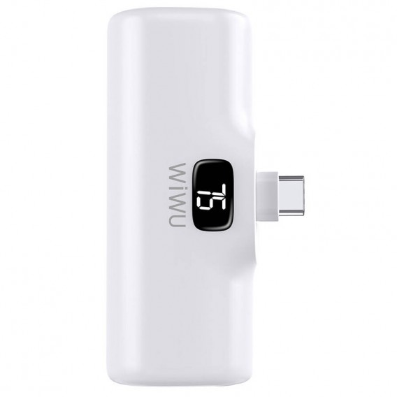 Портативний ЗП Power Bank WIWU Wi-P017-C Type-C 5000 mAh, White