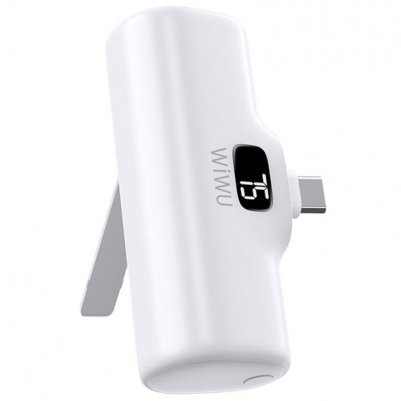 Портативний ЗП Power Bank WIWU Wi-P017-C Type-C 5000 mAh, White