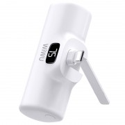 Портативний ЗП Power Bank WIWU Wi-P017-C Type-C 5000 mAh, White