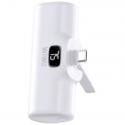 Портативний ЗП Power Bank WIWU Wi-P017-C Type-C 5000 mAh, White