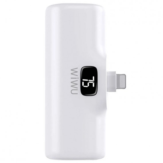 Портативний ЗП Power Bank WIWU Wi-P017-L Lightning 5000 mAh, White