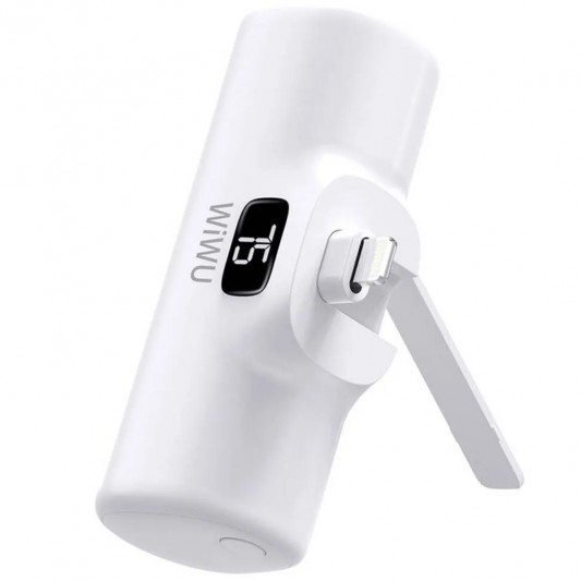 Портативное ЗУ Power Bank WIWU Wi-P017-L Lightning 5000 mAh White - изображение 1