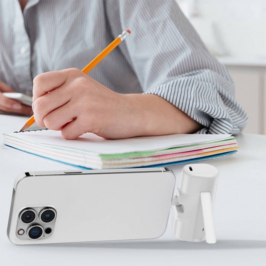 Портативное ЗУ Power Bank WIWU Wi-P017-L Lightning 5000 mAh White - изображение 3