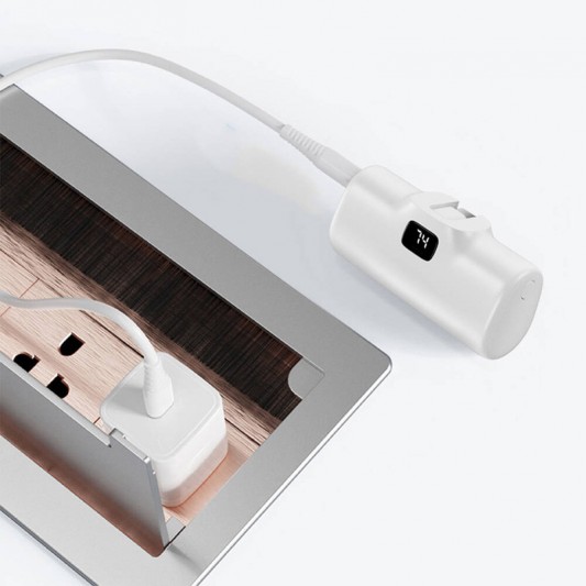 Портативное ЗУ Power Bank WIWU Wi-P017-L Lightning 5000 mAh White - изображение 6