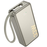 Портативное ЗУ Power Bank Hoco Q27A Jewel 33W 10000 mAh, Titanium gold