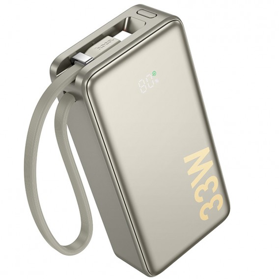 Портативний ЗП Power Bank Hoco Q27A Jewel 33W 10000 mAh, Titanium gold