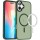 TPU+PC чехол Metal Buttons with MagSafe Colorful для Apple iPhone 16 Plus (6.7") Зеленый / Dark Green