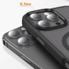 TPU+PC чохол Metal Buttons with MagSafe Colorful для Apple iPhone 16 Pro Max (6.9"), Чорний