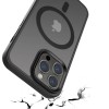 TPU+PC чохол Metal Buttons with MagSafe Colorful для Apple iPhone 16 Pro Max (6.9"), Чорний
