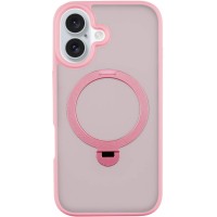 TPU+PC чехол Metal Buttons with MagSafe Colorful HQ Ring для Apple iPhone 16 (6.1