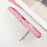 TPU+PC чохол Metal Buttons with MagSafe Colorful HQ Ring для Apple iPhone 16 (6.1"), Pink