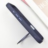 TPU+PC чехол Metal Buttons with MagSafe Colorful HQ Ring для Apple iPhone 16 (6.1"), Dark Blue