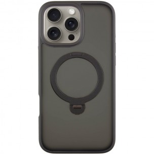 TPU+PC чехол Metal Buttons with MagSafe Colorful HQ Ring для Apple iPhone 16 Pro (6.3