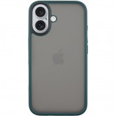 TPU+PC чехол Metal Buttons для Apple iPhone 16 (6.1 дюйма) Зеленый