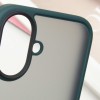TPU+PC чохол Metal Buttons для Apple iPhone 16 (6.1"), Зелений