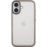 TPU+PC чехол Metal Buttons для Apple iPhone 16 (6.1 дюйма) Серый TPU+PC чехол Metal Buttons для Apple iPhone 16 (6.1 дюйма) Серый