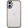 TPU+PC чехол Metal Buttons для Apple iPhone 16 (6.1") Серый