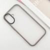 TPU+PC чохол Metal Buttons для Apple iPhone 16 (6.1"), Сірий