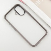 TPU+PC чехол Metal Buttons для Apple iPhone 16 (6.1"), Серый
