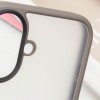 TPU+PC чохол Metal Buttons для Apple iPhone 16 (6.1"), Сірий