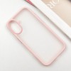 TPU+PC чохол Metal Buttons для Apple iPhone 16 (6.1"), Рожевий