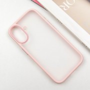 TPU+PC чехол Metal Buttons для Apple iPhone 16 (6.1"), Розовый