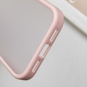 TPU+PC чехол Metal Buttons для Apple iPhone 16 (6.1"), Розовый