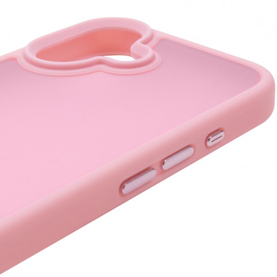TPU+PC чехол Metal Buttons для Apple iPhone 16 (6.1) Розовый TPU+PC чехол Metal Buttons для Apple iPhone 16 (6.1) Розовый