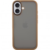 TPU+PC чохол Metal Buttons для Apple iPhone 16 (6.1") Золотий TPU+PC чохол Metal Buttons для Apple iPhone 16 (6.1") Золотий