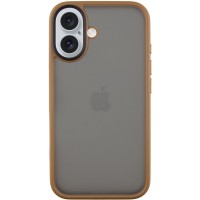 TPU+PC чехол Metal Buttons для Apple iPhone 16 (6.1