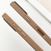 TPU+PC чохол Metal Buttons для Apple iPhone 16 (6.1"), Золотий