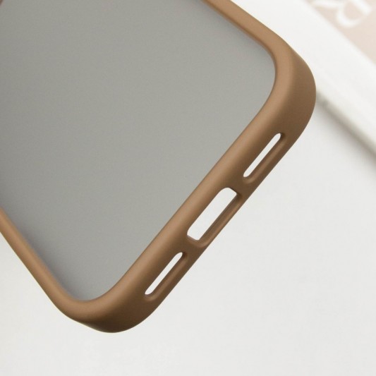 TPU+PC чохол Metal Buttons для Apple iPhone 16 (6.1") Золотий - зображення 4 