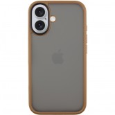 TPU+PC чехол Metal Buttons для Apple iPhone 16 (6.1 дюйма) Золотой TPU+PC чехол Metal Buttons для Apple iPhone 16 (6.1 дюйма) Золотой